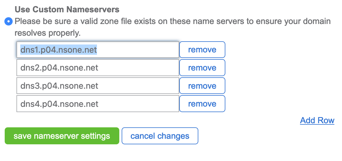 Bluehost Nameservers